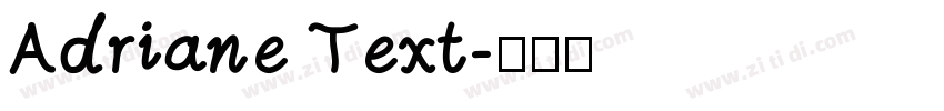 Adriane Text字体转换